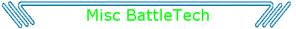 Misc BattleTech